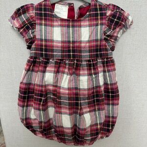 Plaid Bubble Dress